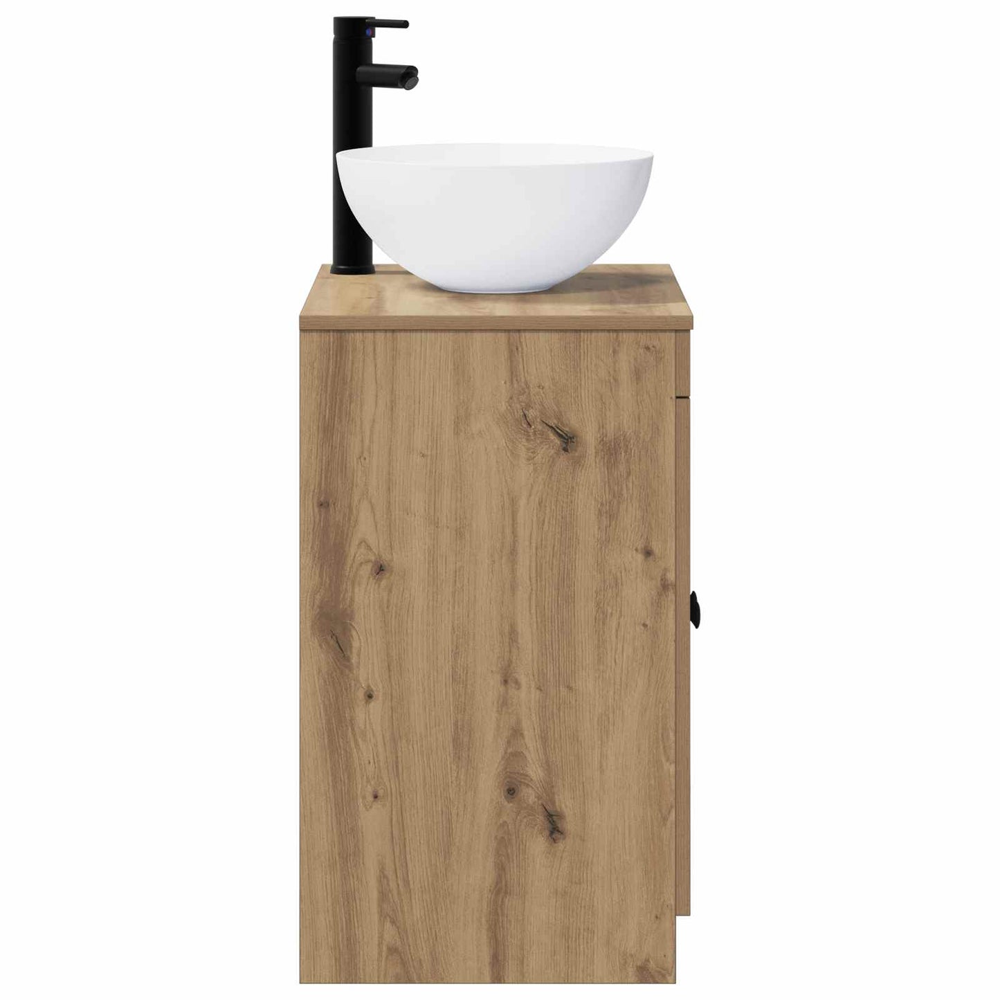 vidaXL Bathroom Furniture Set Artisan Oak Engineered Wood