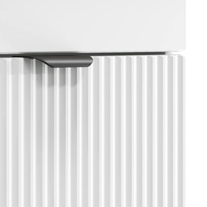 vidaXL Bathroom Furniture Set White Engineered Wood