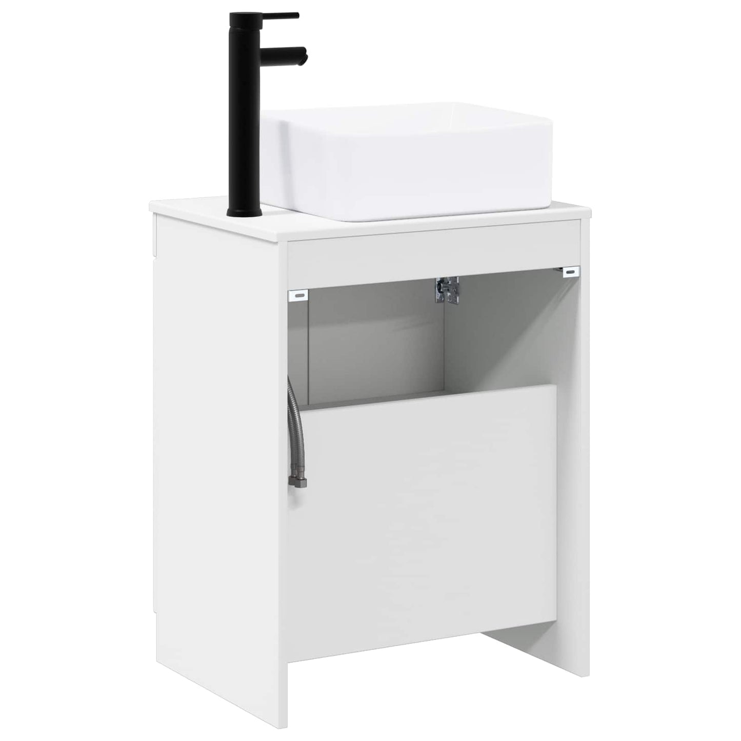 vidaXL Bathroom Furniture Set White Engineered Wood
