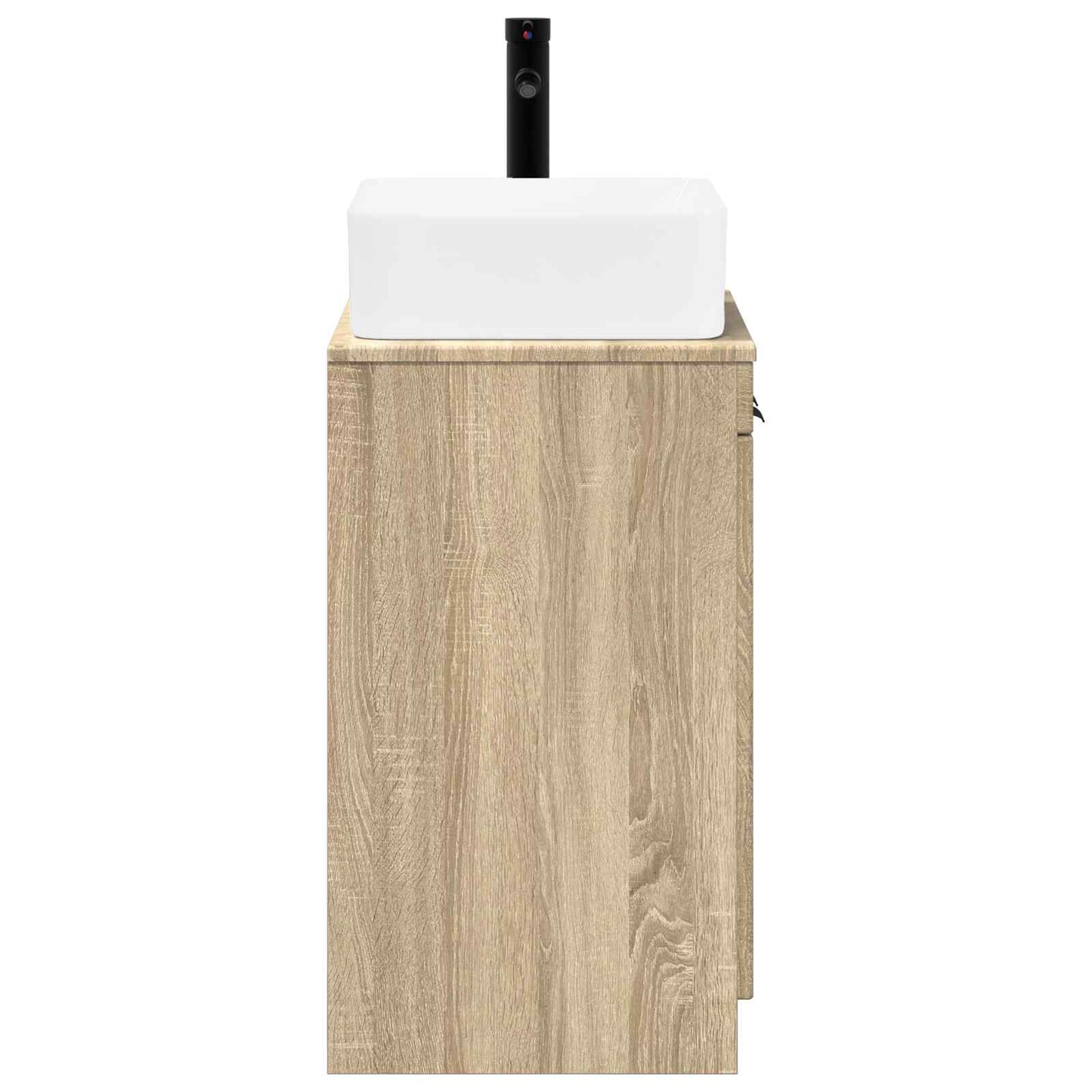 vidaXL Bathroom Furniture Set Sonoma Oak Engineered Wood