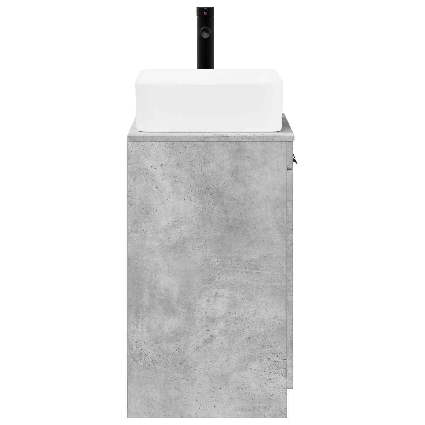 vidaXL Bathroom Furniture Set Concrete Grey Engineered Wood