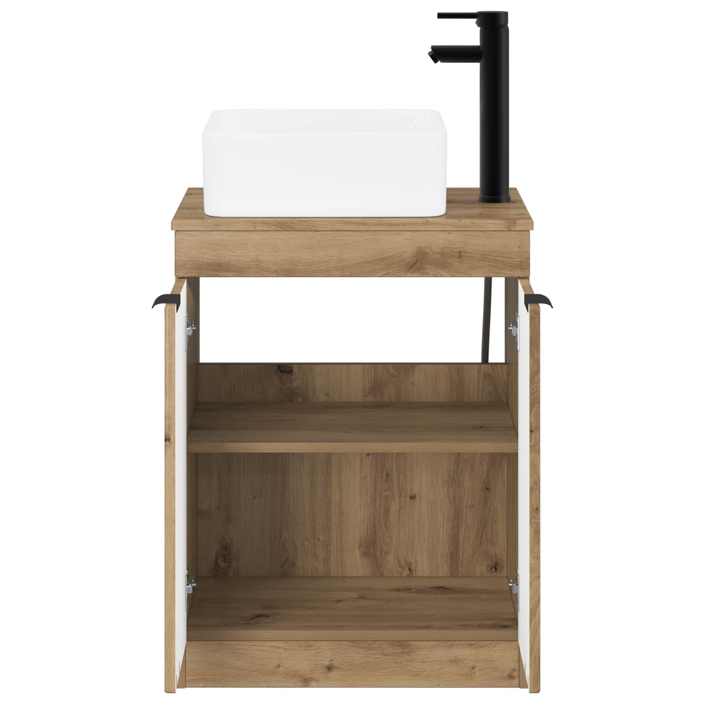 vidaXL Bathroom Furniture Set Artisan Oak Engineered Wood