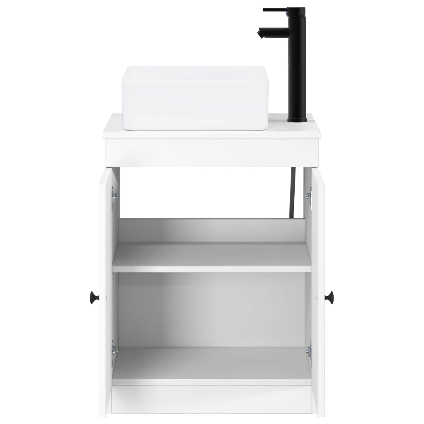 vidaXL Bathroom Furniture Set White Engineered Wood