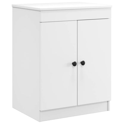 vidaXL Bathroom Furniture Set White Engineered Wood