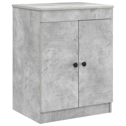 vidaXL Bathroom Furniture Set Concrete Grey Engineered Wood