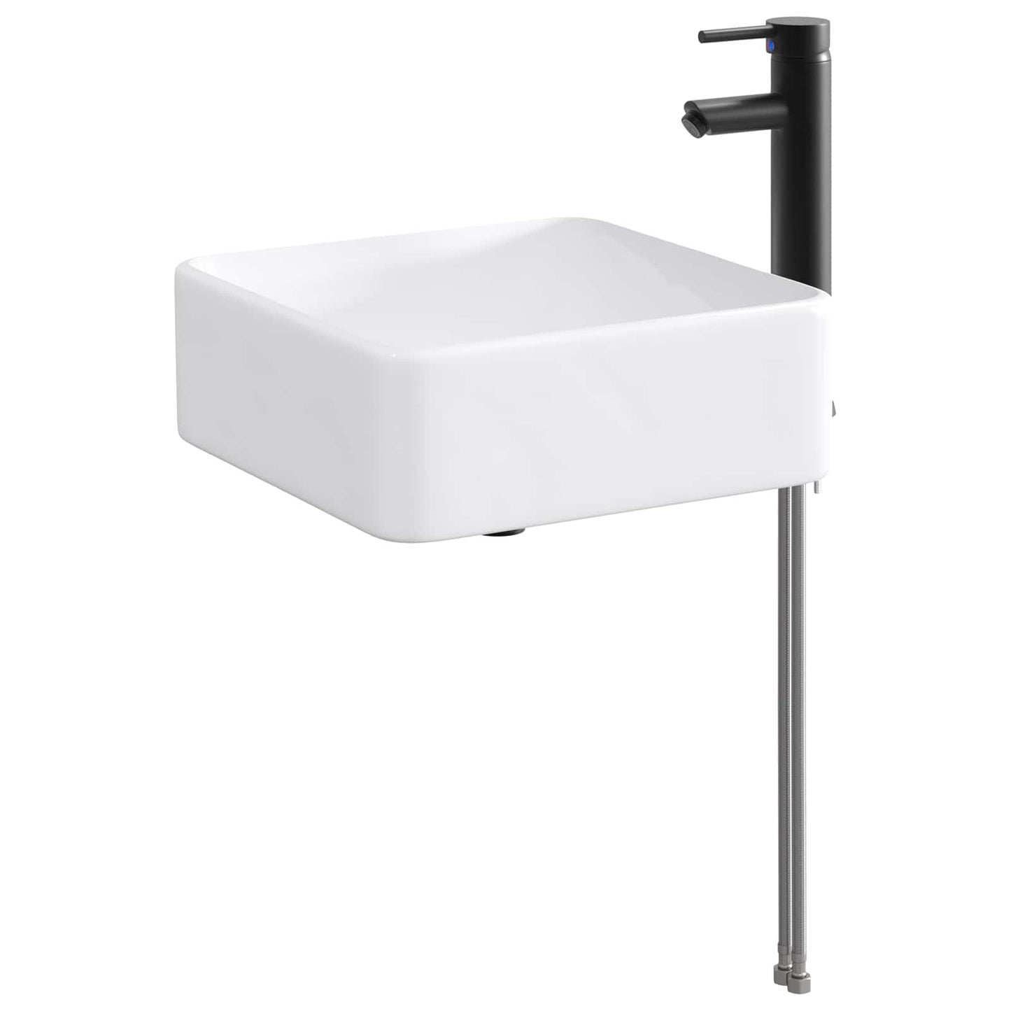 vidaXL Bathroom Furniture Set Concrete Grey Engineered Wood
