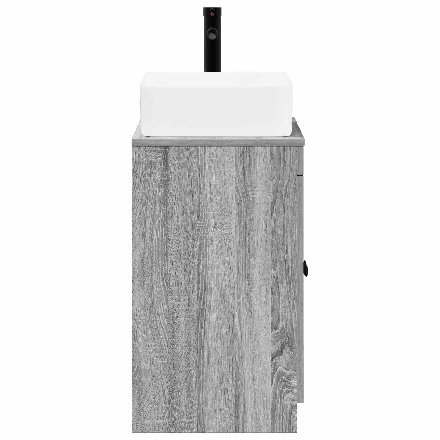 vidaXL Bathroom Furniture Set Grey Sonoma Engineered Wood