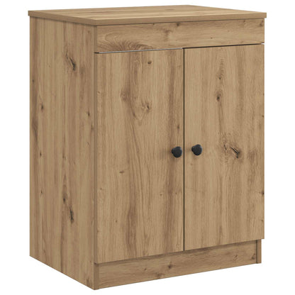 vidaXL Bathroom Furniture Set Artisan Oak Engineered Wood