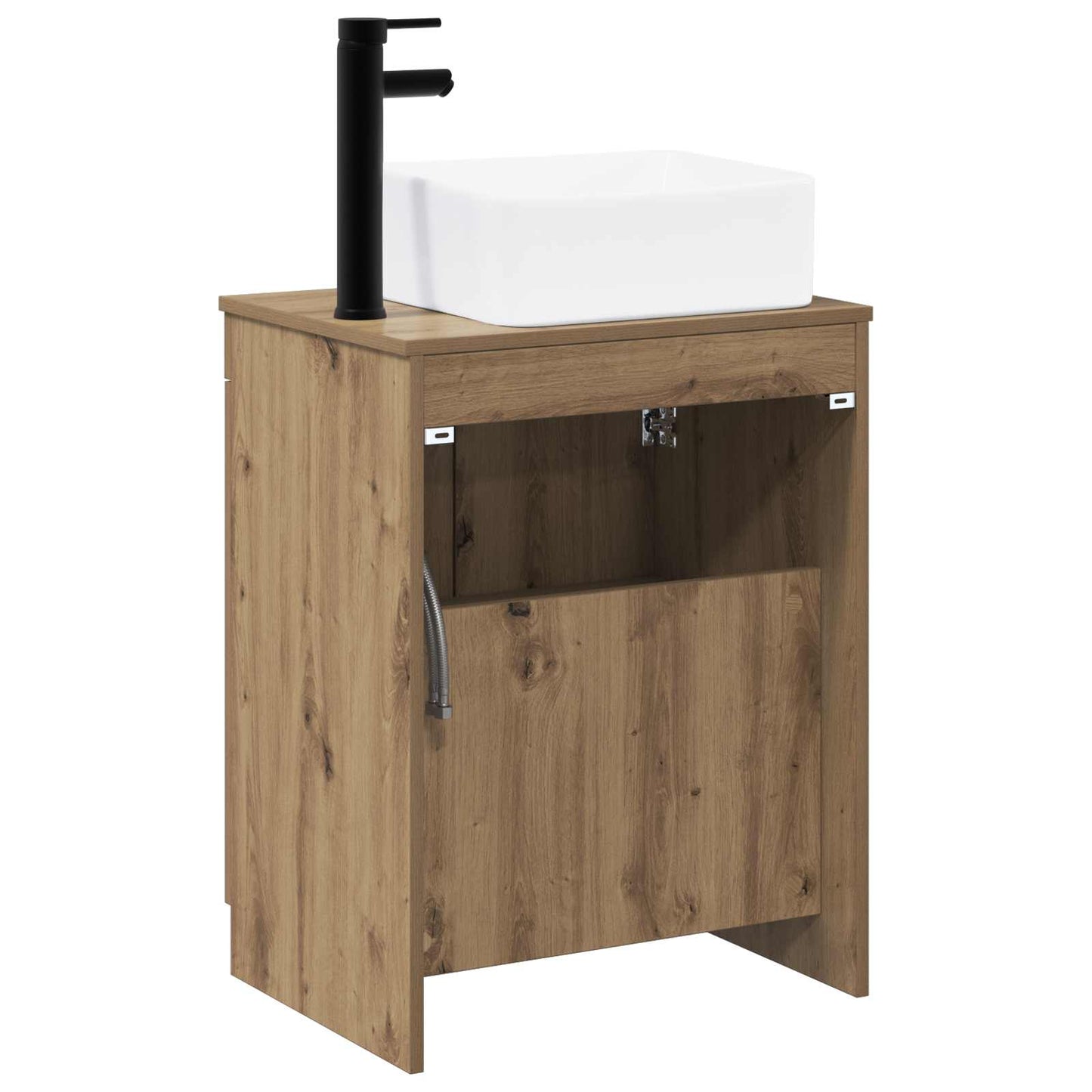 vidaXL Bathroom Furniture Set Artisan Oak Engineered Wood