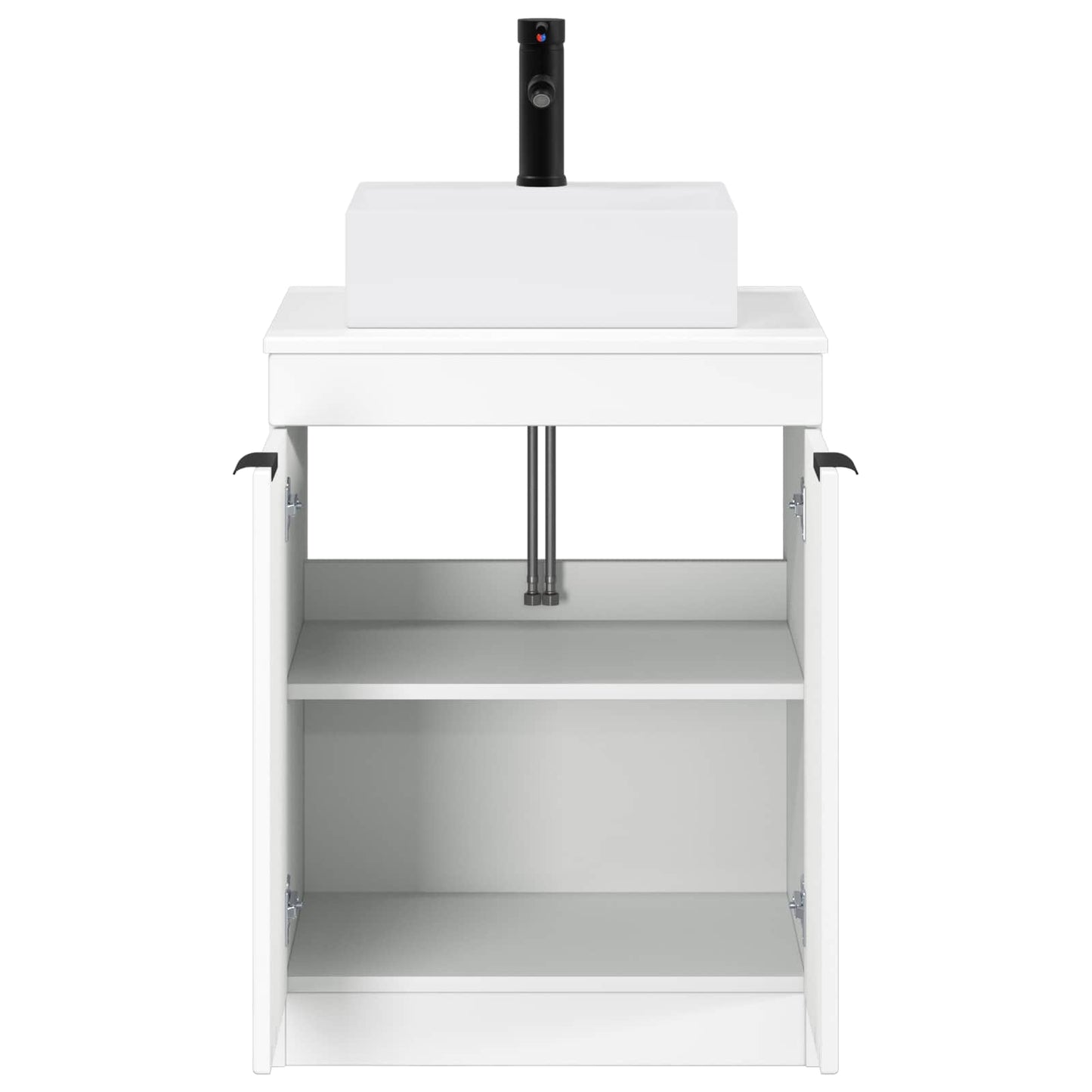 vidaXL Bathroom Furniture Set White Engineered Wood
