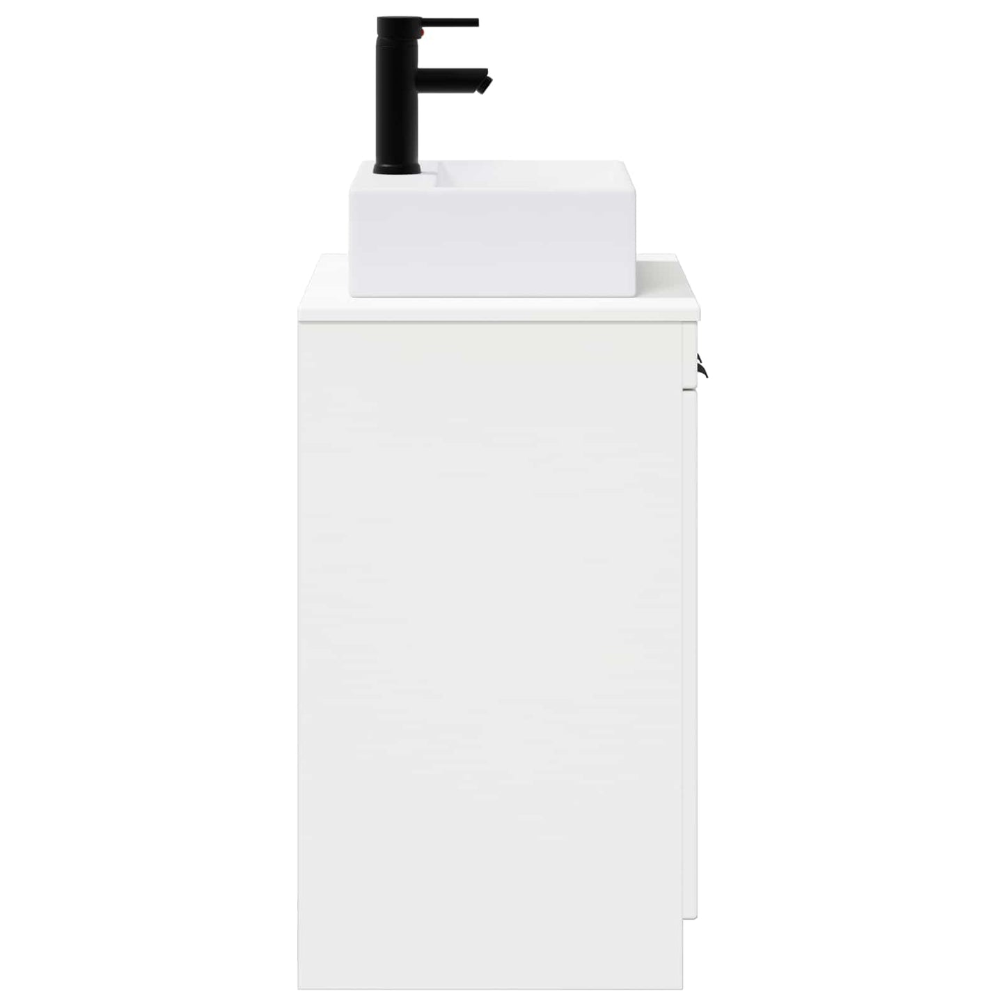 vidaXL Bathroom Furniture Set White Engineered Wood