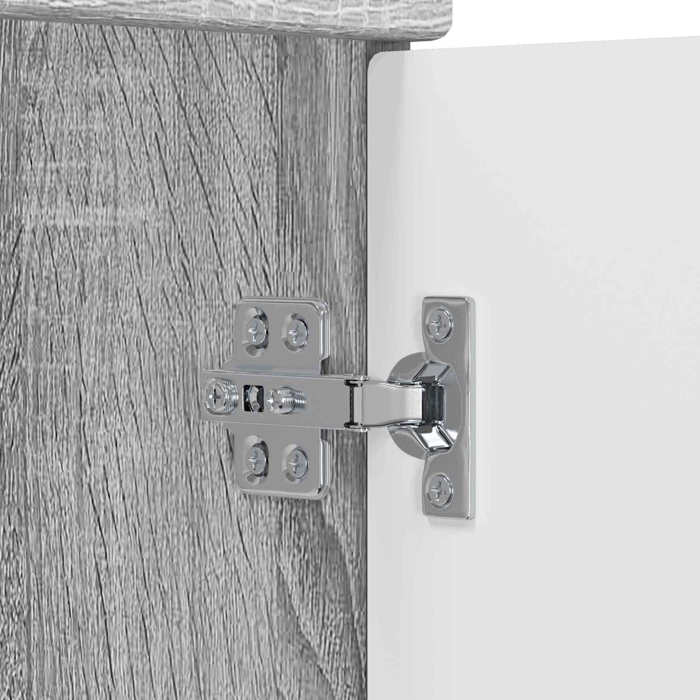 vidaXL Bathroom Furniture Set Grey Sonoma Engineered Wood