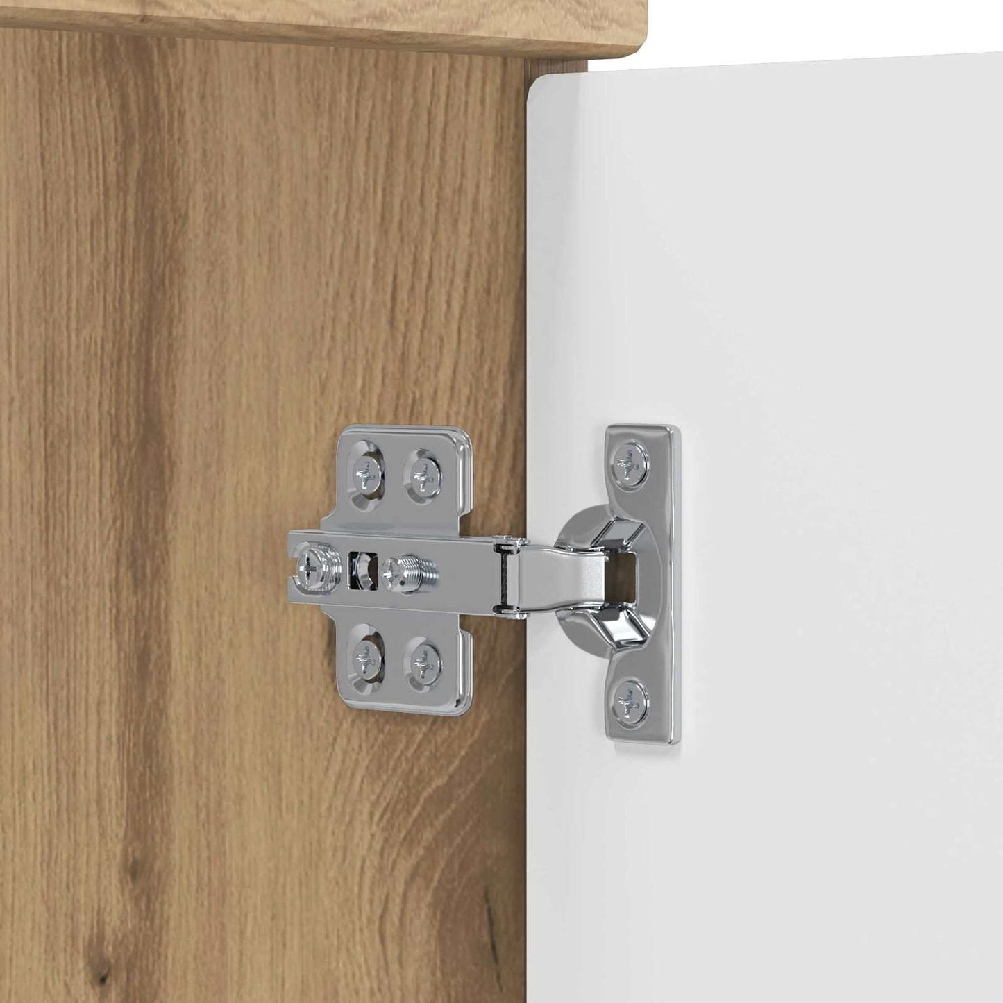 vidaXL Bathroom Furniture Set Artisan Oak Engineered Wood