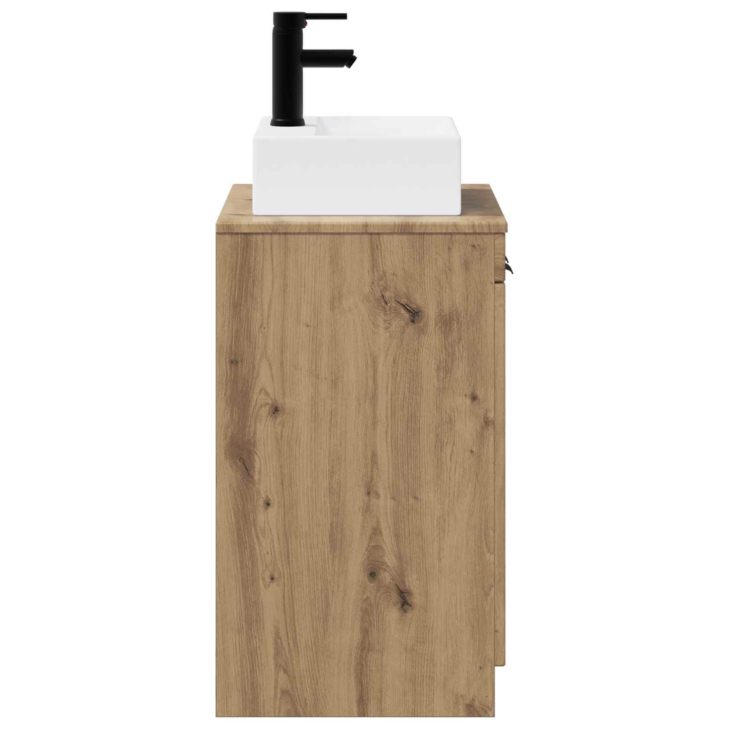vidaXL Bathroom Furniture Set Artisan Oak Engineered Wood