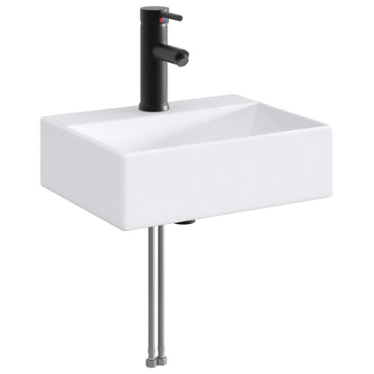 vidaXL Bathroom Furniture Set White Engineered Wood
