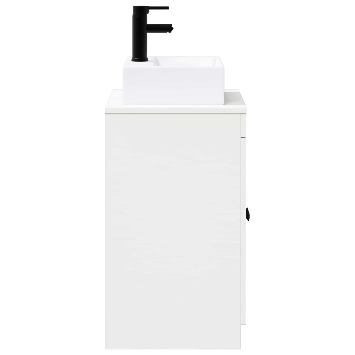 vidaXL Bathroom Furniture Set White Engineered Wood