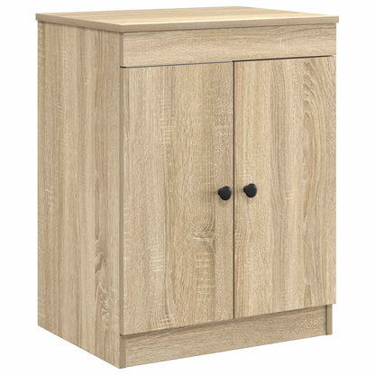 vidaXL Bathroom Furniture Set Sonoma Oak Engineered Wood