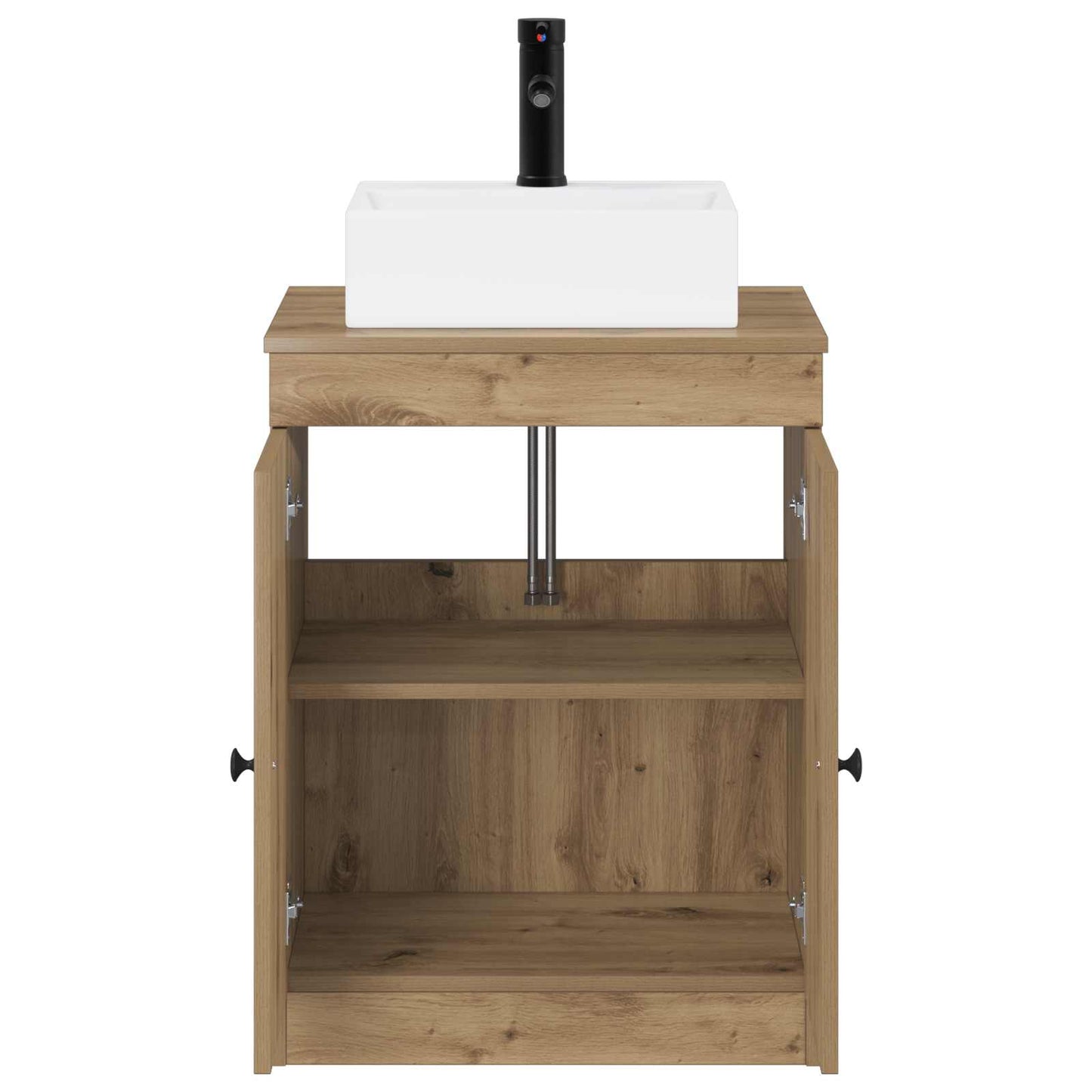 vidaXL Bathroom Furniture Set Artisan Oak Engineered Wood