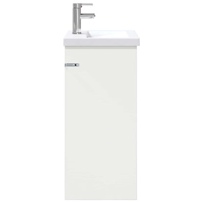 vidaXL Bathroom Furniture Set White 61 x 40 x 84.5 cm Engineered Wood