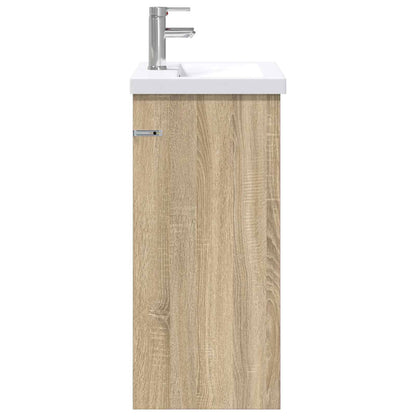 vidaXL Bathroom Furniture Set Sonoma Oak 61 x 40 x 84.5 cm