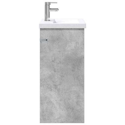 vidaXL Bathroom Furniture Set Concrete Grey 61 x 40 x 84.5 cm