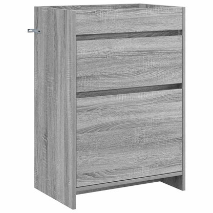 vidaXL Bathroom Furniture Set Grey Sonoma 61 x 40 x 84.5 cm