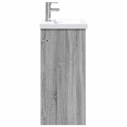 vidaXL Bathroom Furniture Set Grey Sonoma 61 x 40 x 84.5 cm