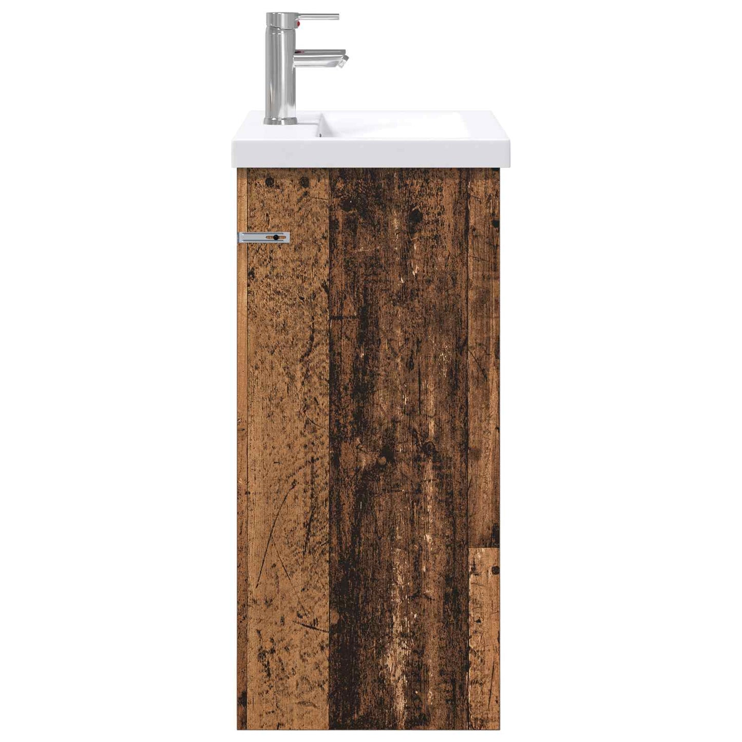 vidaXL Bathroom Furniture Set Old Wood 61 x 40 x 84.5 cm