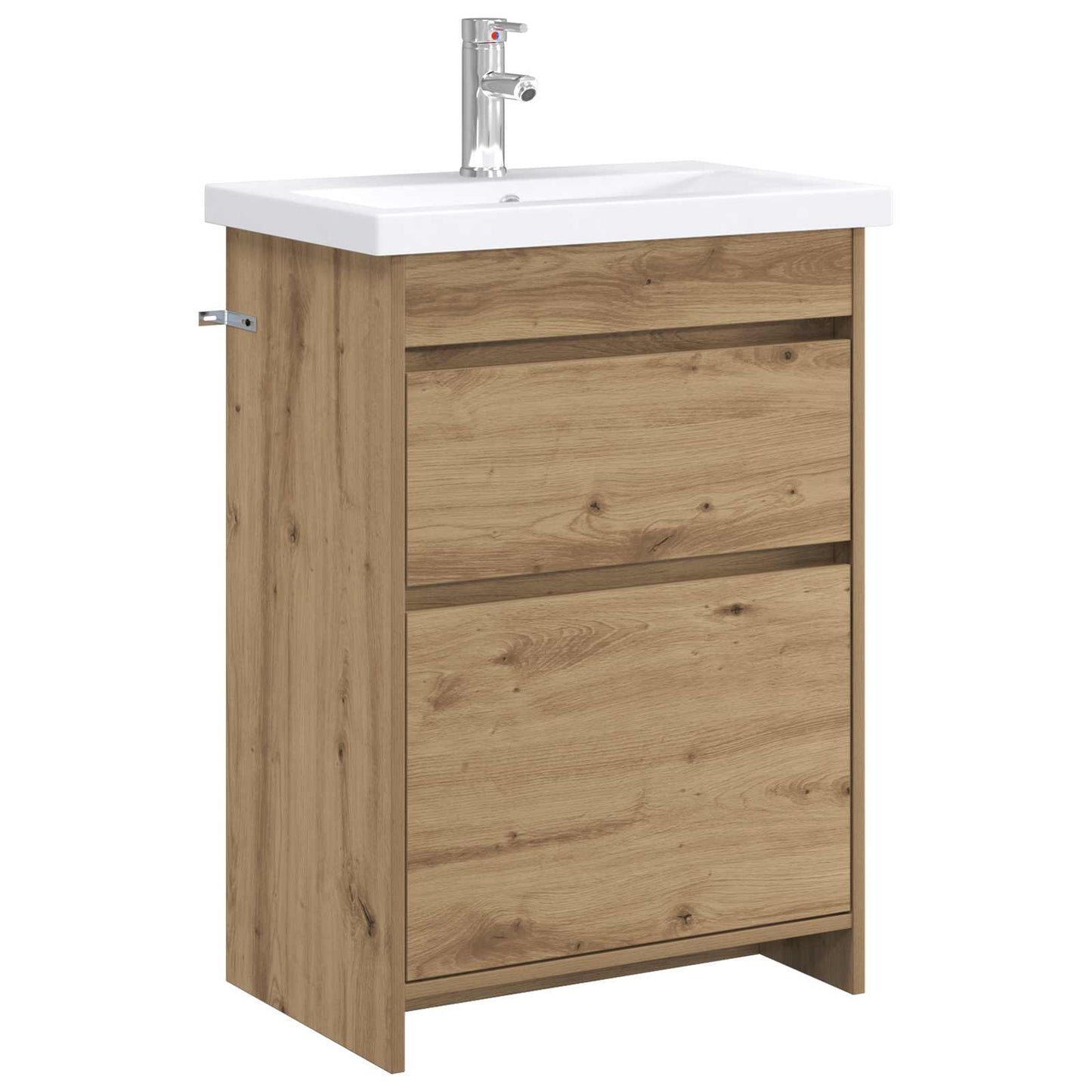 vidaXL Bathroom Furniture Set Artisan Oak 61 x 40 x 84.5 cm