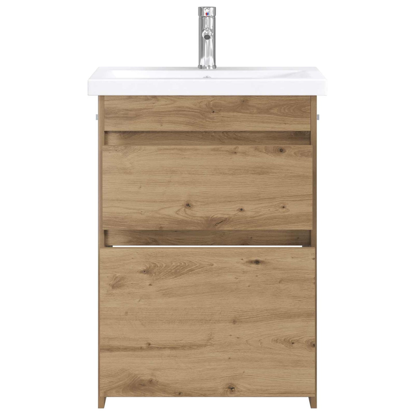 vidaXL Bathroom Furniture Set Artisan Oak 61 x 40 x 84.5 cm
