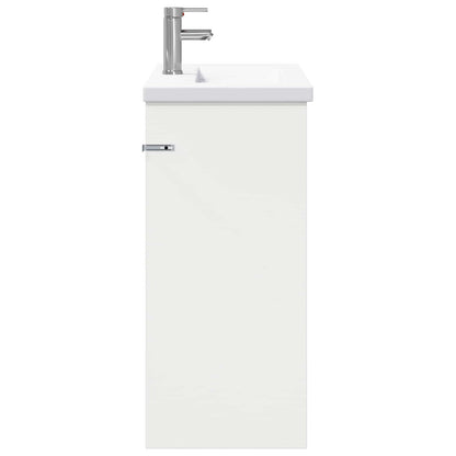 vidaXL Bathroom Furniture Set White 81 x 40 x 84.5 cm Engineered Wood
