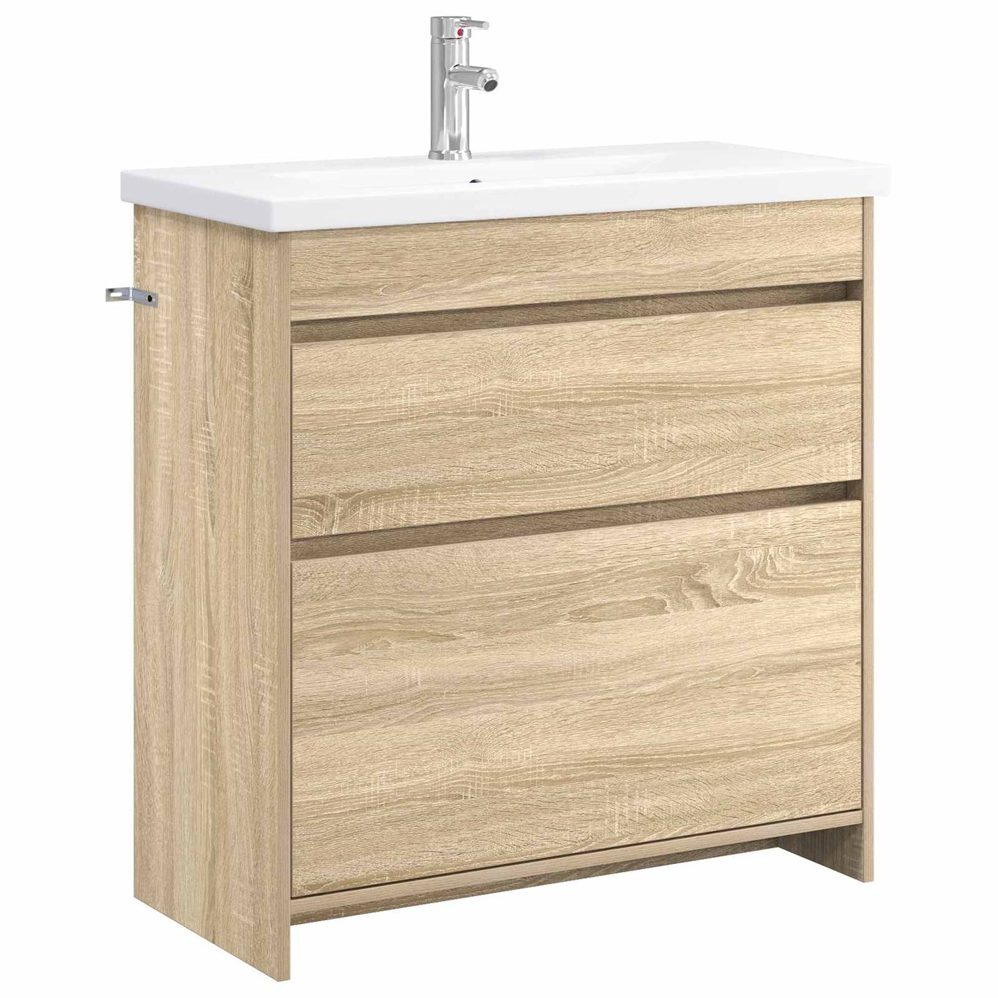 vidaXL Bathroom Furniture Set Sonoma Oak 81 x 40 x 84.5 cm