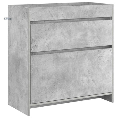 vidaXL Bathroom Furniture Set Concrete Grey 81 x 40 x 84.5 cm