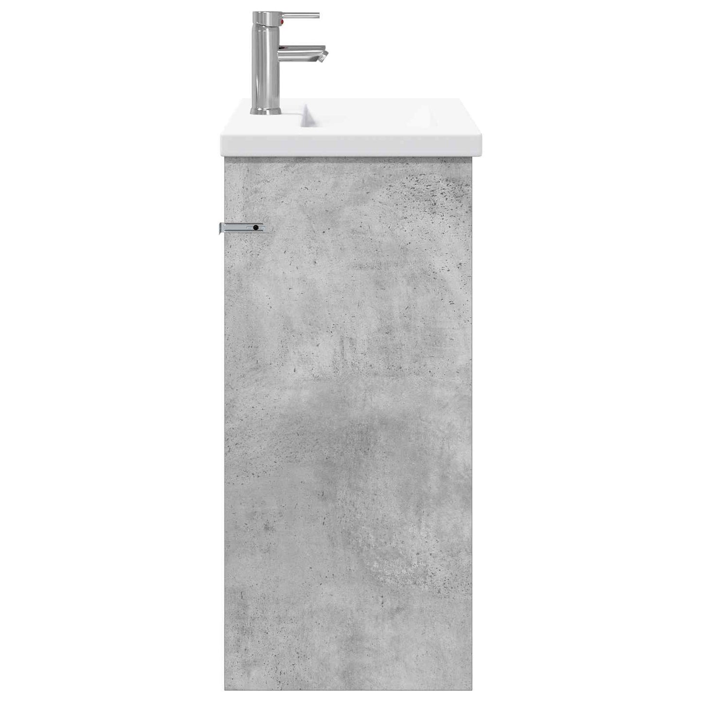 vidaXL Bathroom Furniture Set Concrete Grey 81 x 40 x 84.5 cm