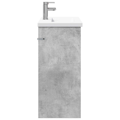 vidaXL Bathroom Furniture Set Concrete Grey 81 x 40 x 84.5 cm