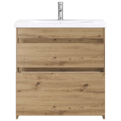vidaXL Bathroom Furniture Set Artisan Oak 81 x 40 x 84.5 cm