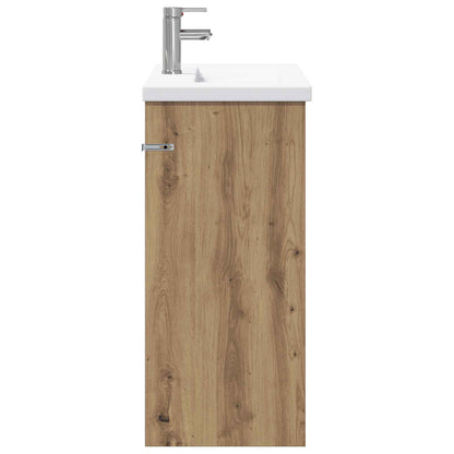 vidaXL Bathroom Furniture Set Artisan Oak 81 x 40 x 84.5 cm