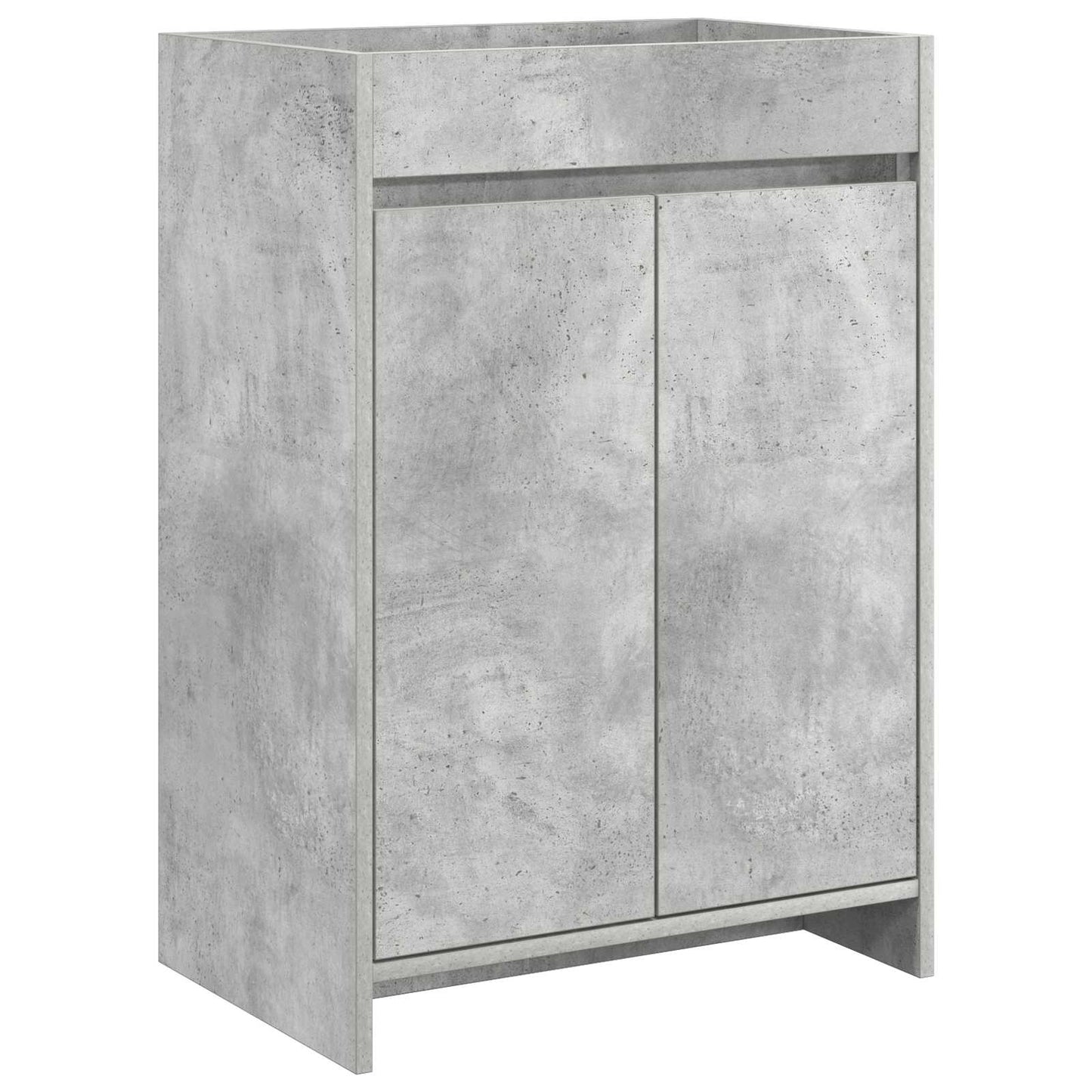 vidaXL Bathroom Furniture Set Concrete Grey 61 x 40 x 84.5 cm