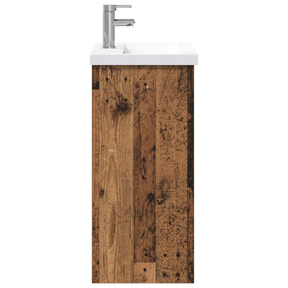 vidaXL Bathroom Furniture Set Old Wood 61 x 40 x 84.5 cm