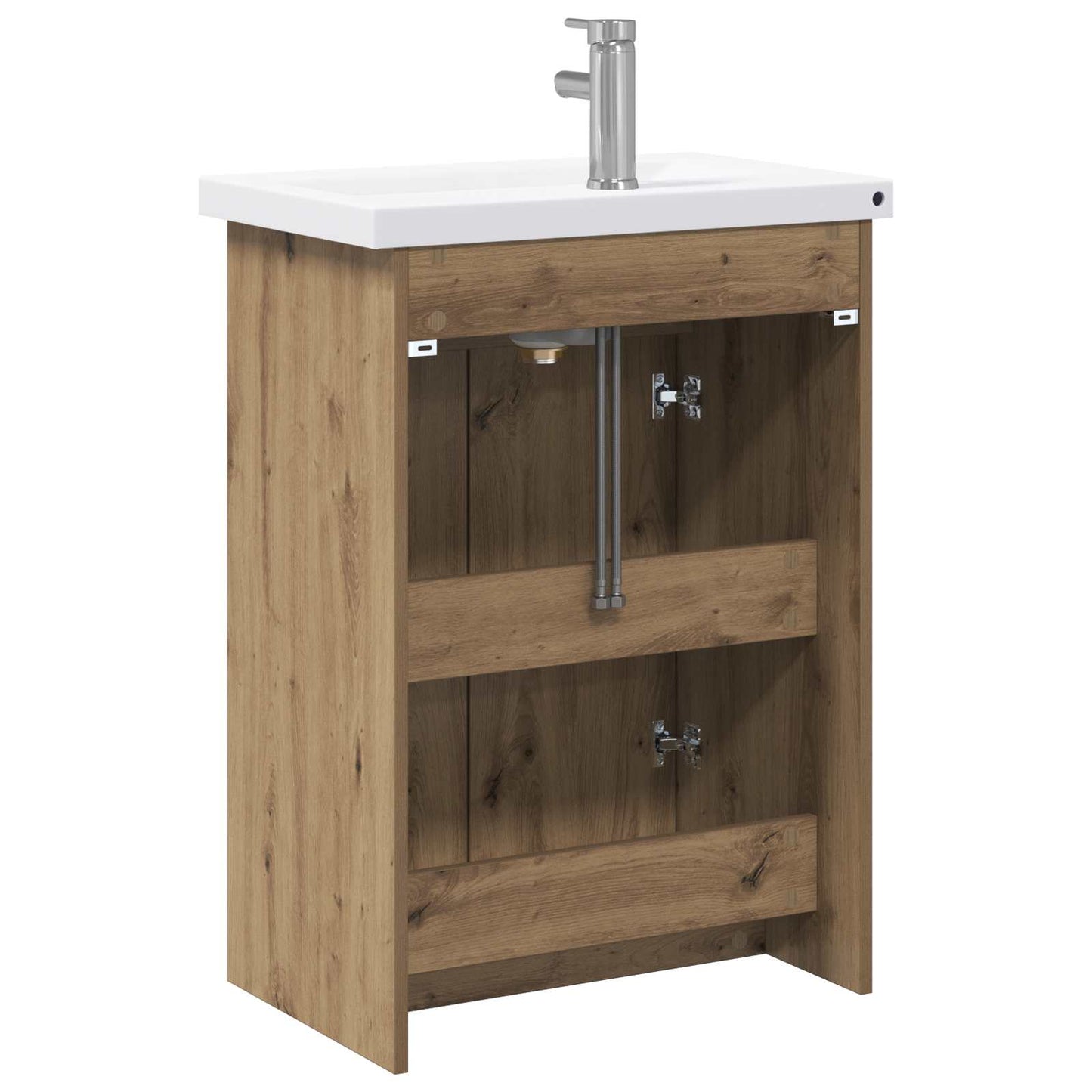 vidaXL Bathroom Furniture Set Artisan Oak 61 x 40 x 84.5 cm