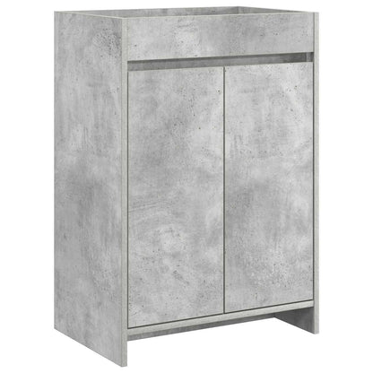 vidaXL Bathroom Furniture Set Concrete Grey 81 x 40 x 84.5 cm