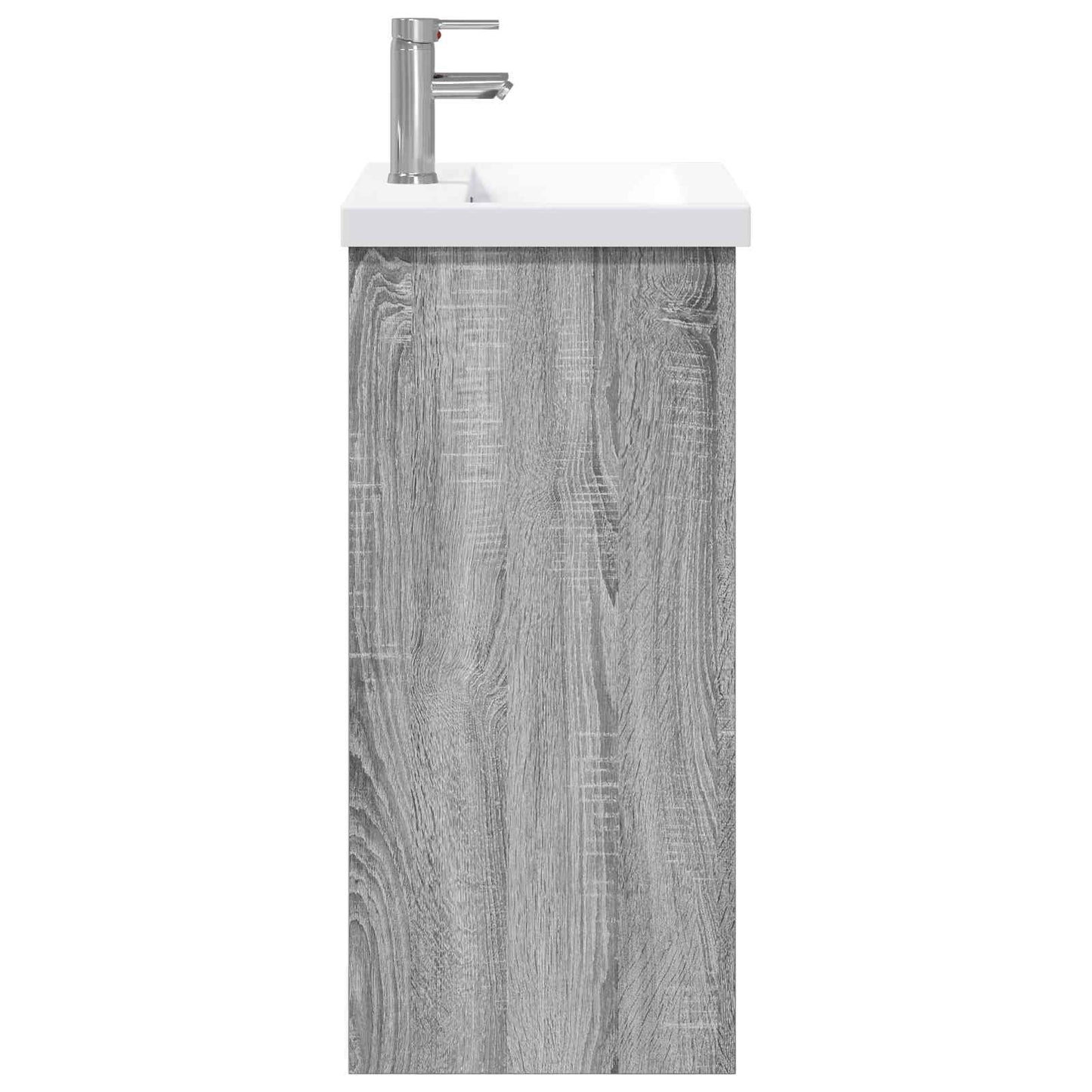 vidaXL Bathroom Furniture Set Grey Sonoma 81 x 40 x 84.5 cm