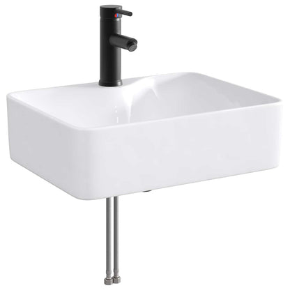 vidaXL Bathroom Furniture Set White Engineered Wood