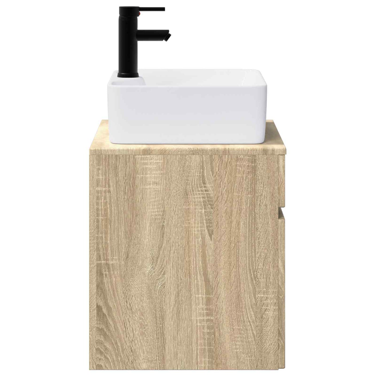 vidaXL Bathroom Furniture Set Sonoma Oak Engineered Wood
