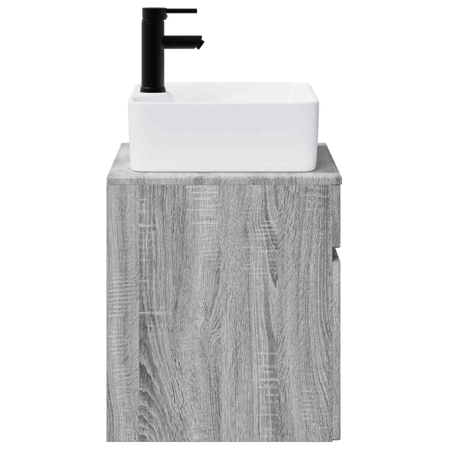 vidaXL Bathroom Furniture Set Grey Sonoma Engineered Wood