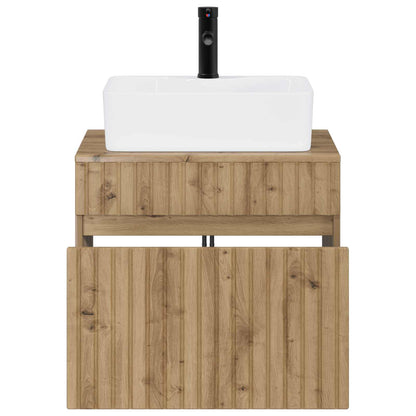 vidaXL Bathroom Furniture Set Artisan Oak Engineered Wood