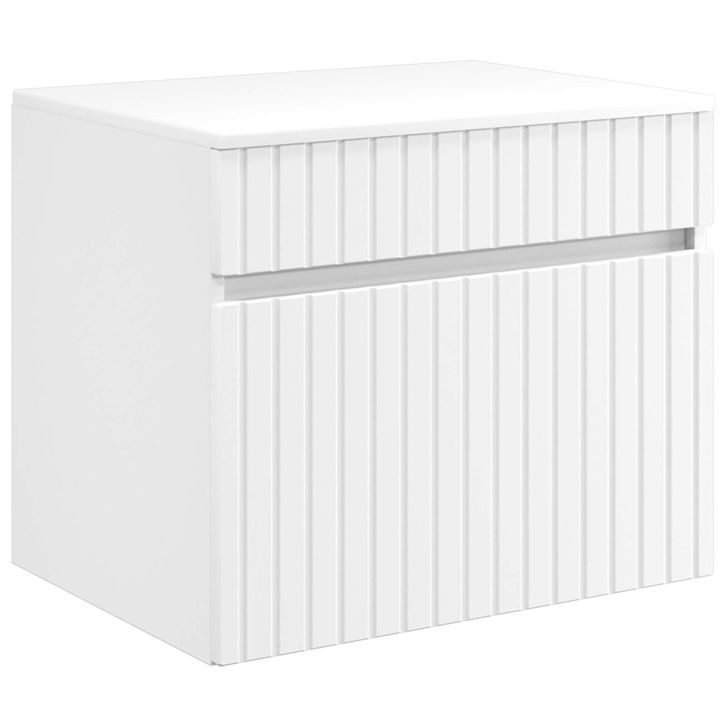 vidaXL Bathroom Furniture Set White Engineered Wood