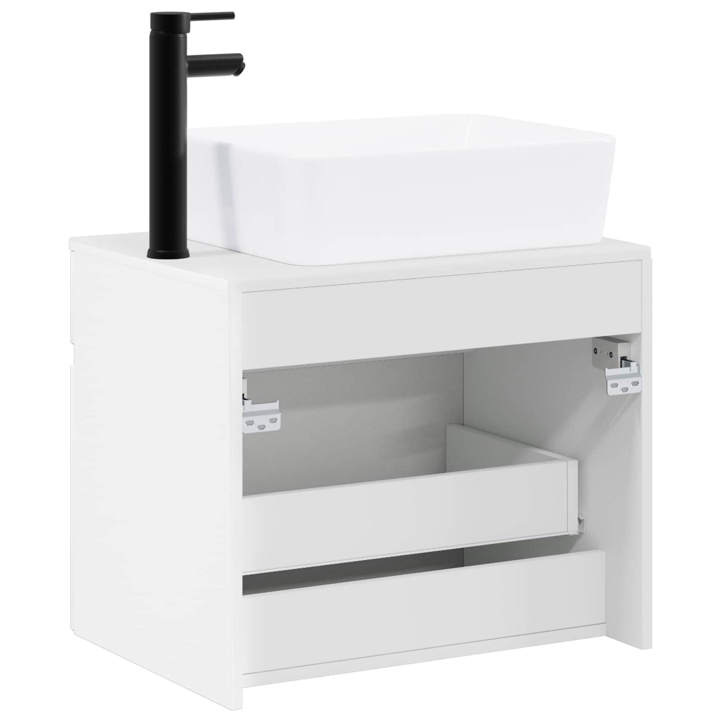 vidaXL Bathroom Furniture Set White Engineered Wood