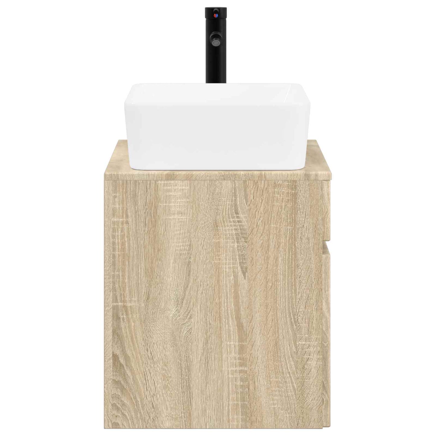 vidaXL Bathroom Furniture Set Sonoma Oak Engineered Wood