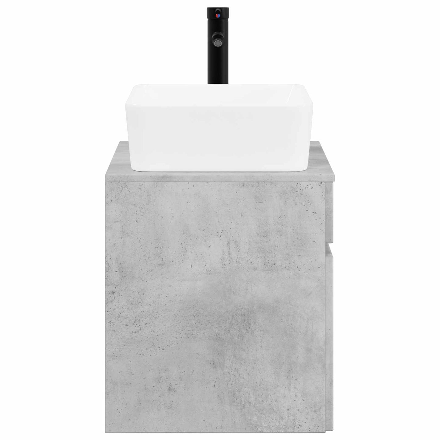 vidaXL Bathroom Furniture Set Concrete Grey Engineered Wood